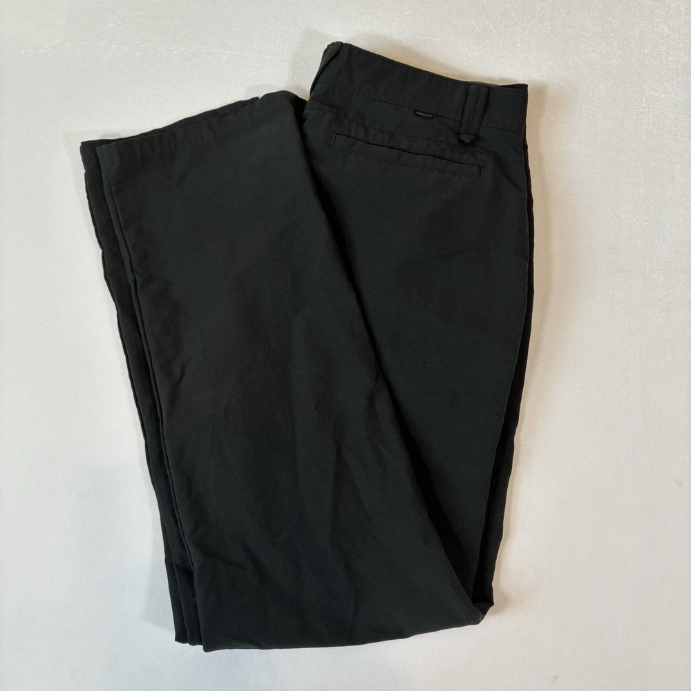 Oakley Pants Mens 36x34 Black Nylon Stretch Chino Trousers Tech Performance golf